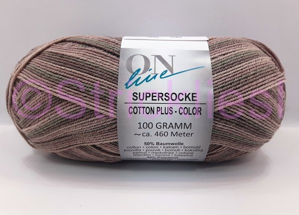 Supersocke Sort 276 Cotton Plus-Color