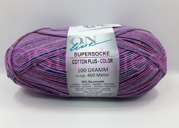 Supersocke Sort 276 Cotton Plus-Color