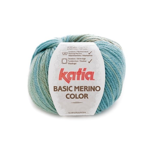 Katia Basic Merino Color 50gr 4,50€